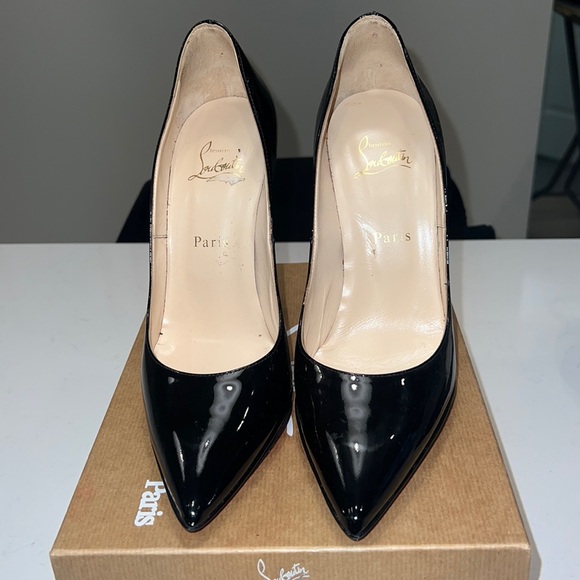 Christian Louboutin Shoes - Christian louboutin pigalle Plato patent pumps black